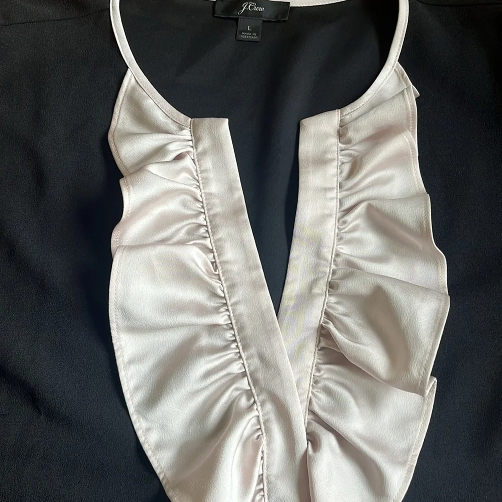 J.Crew Ruffle Blouse - Picture 2 of 4